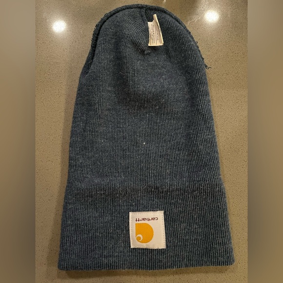 Carhartt Knit Hat Navy Blue - Picture 3 of 4